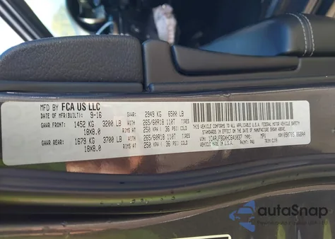 2017 Jeep Grand Cherokee Limited 4X4 z USA, uszkodzony, nr VIN 1C4RJFBGXHC641037